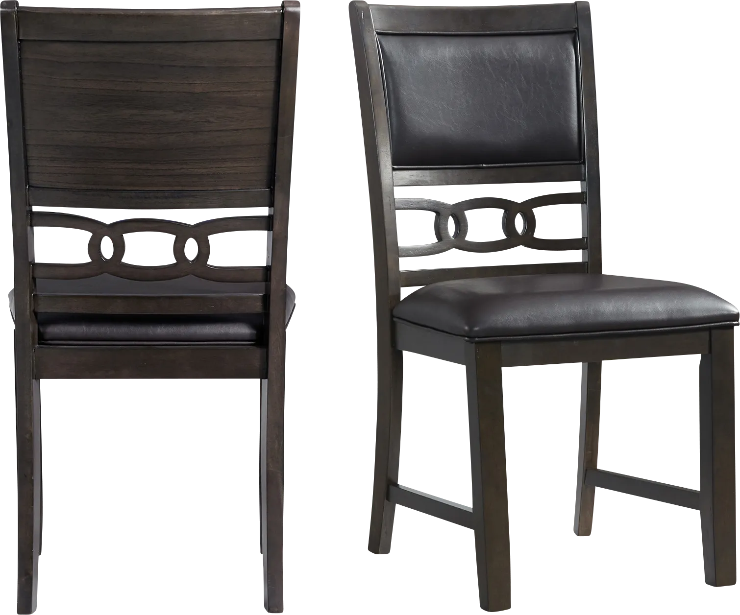 Kudzu Walnut Side Chair, Set of 2 - Thumbnail - Image 1