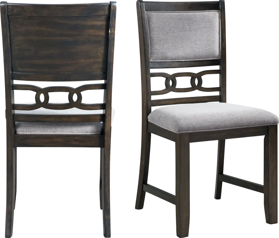 Kudzu Walnut Side Chair, Set of 2