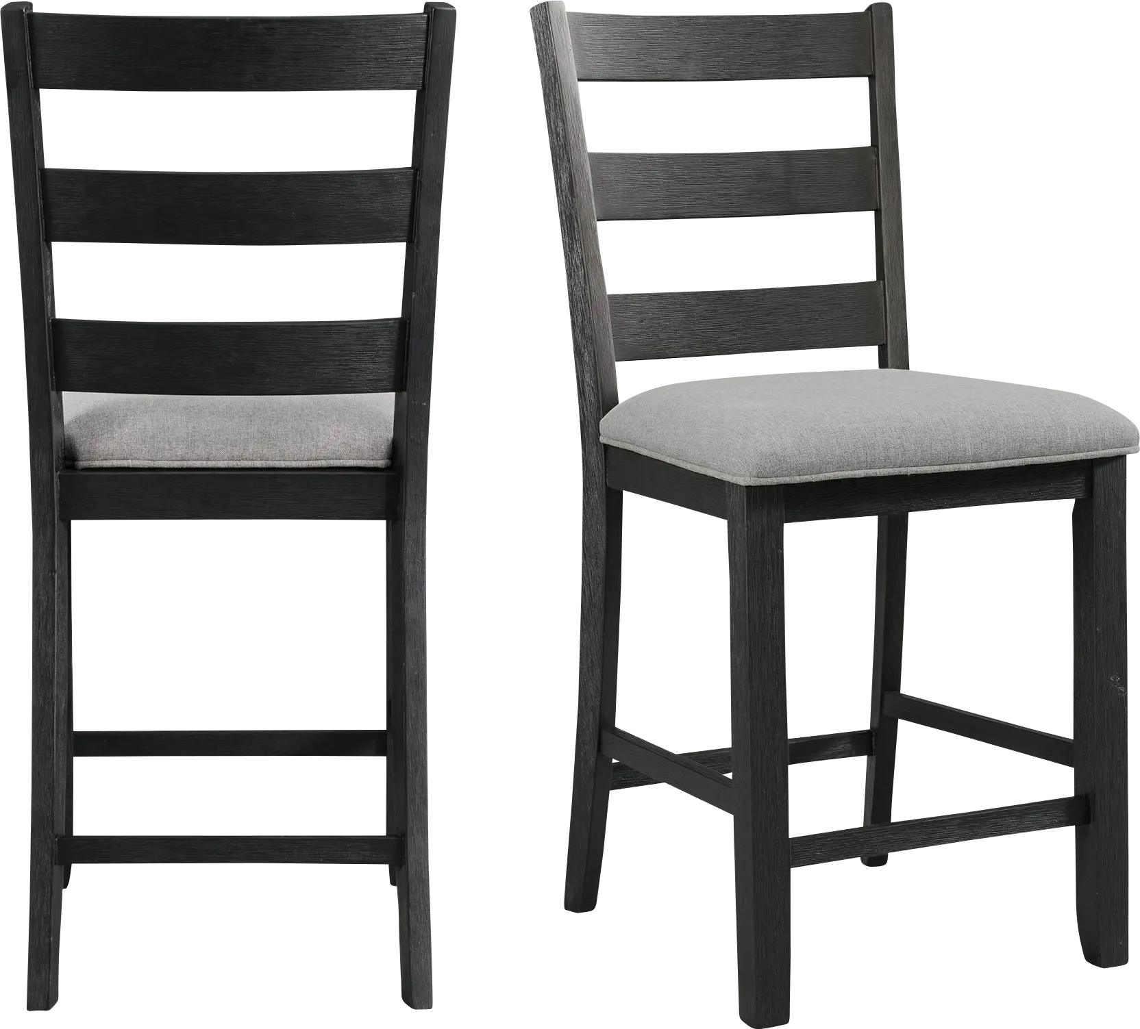 Beedlescape Black Counter Height Stool, Set of 2