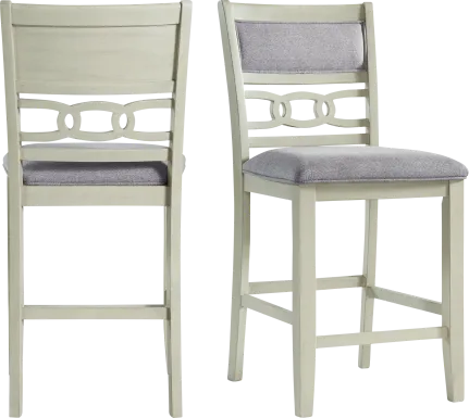 Kudzu Beige Counter Height Stool, Set of 2