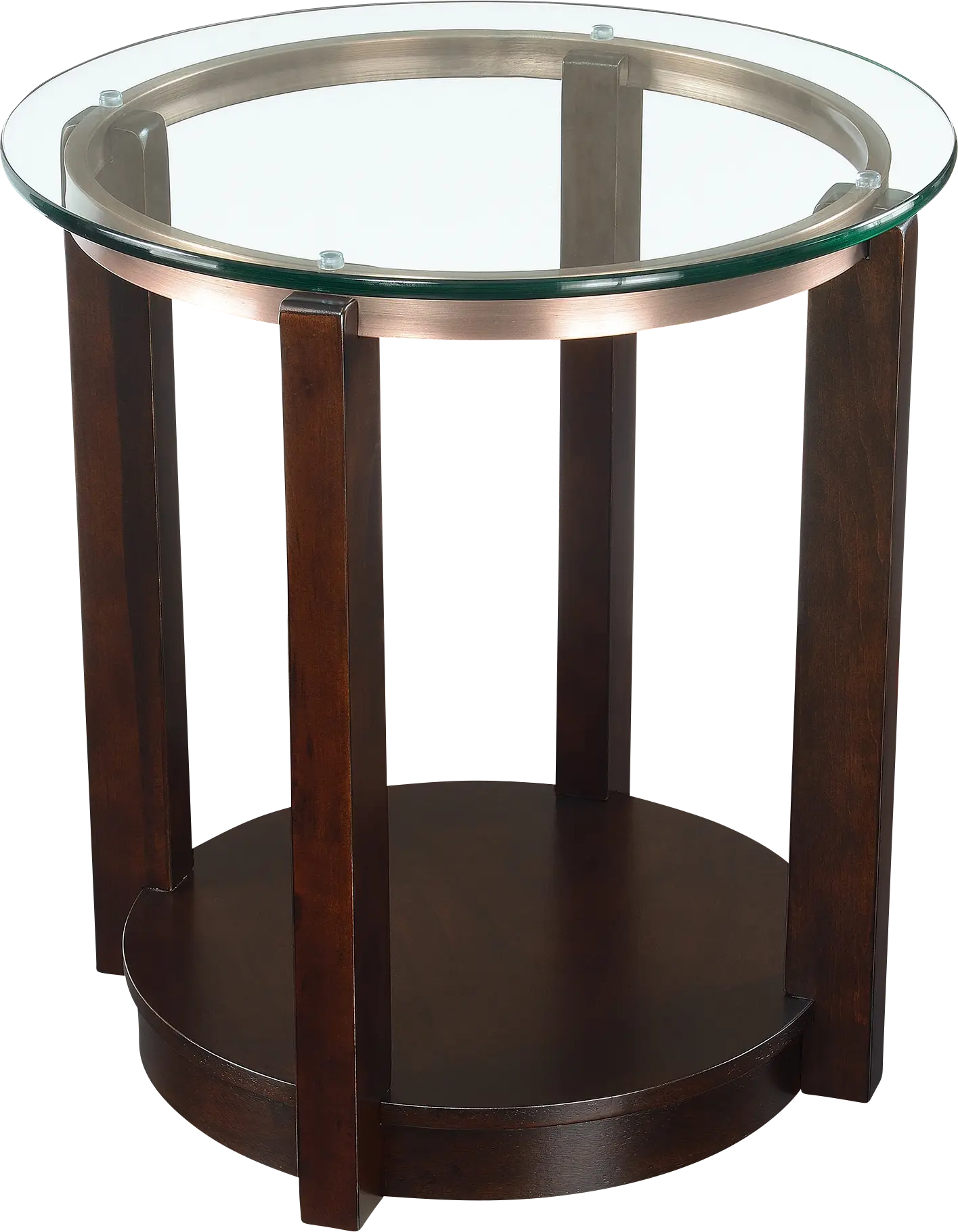 Crowware Espresso End Table