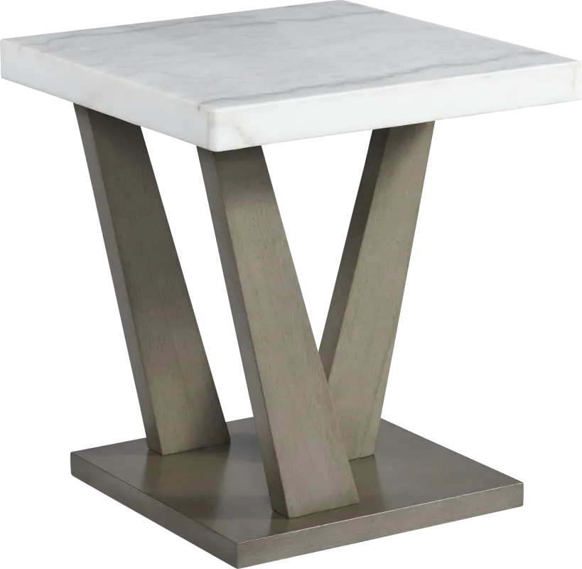 Webgin Gray End Table