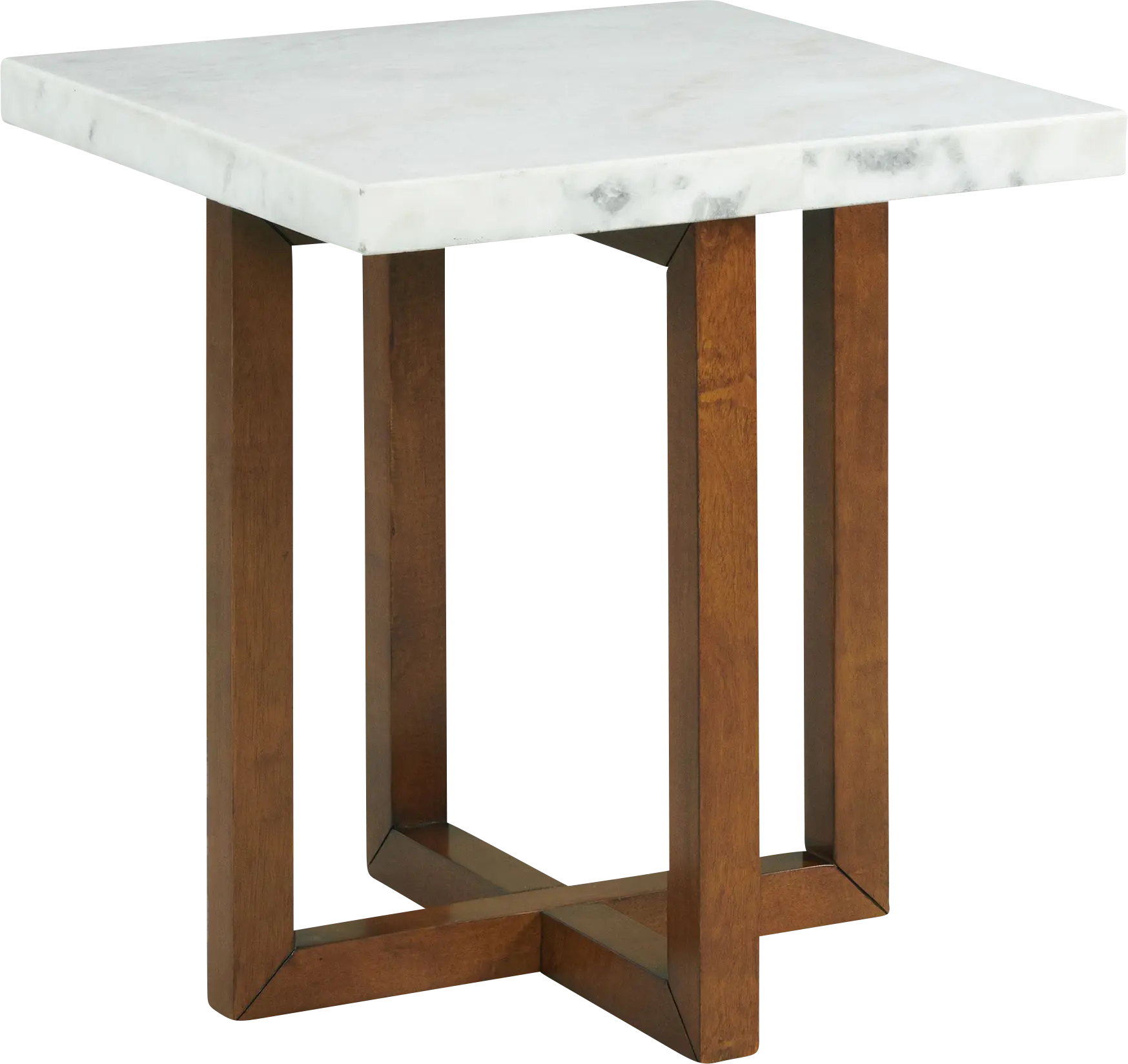 Coregate White End Table
