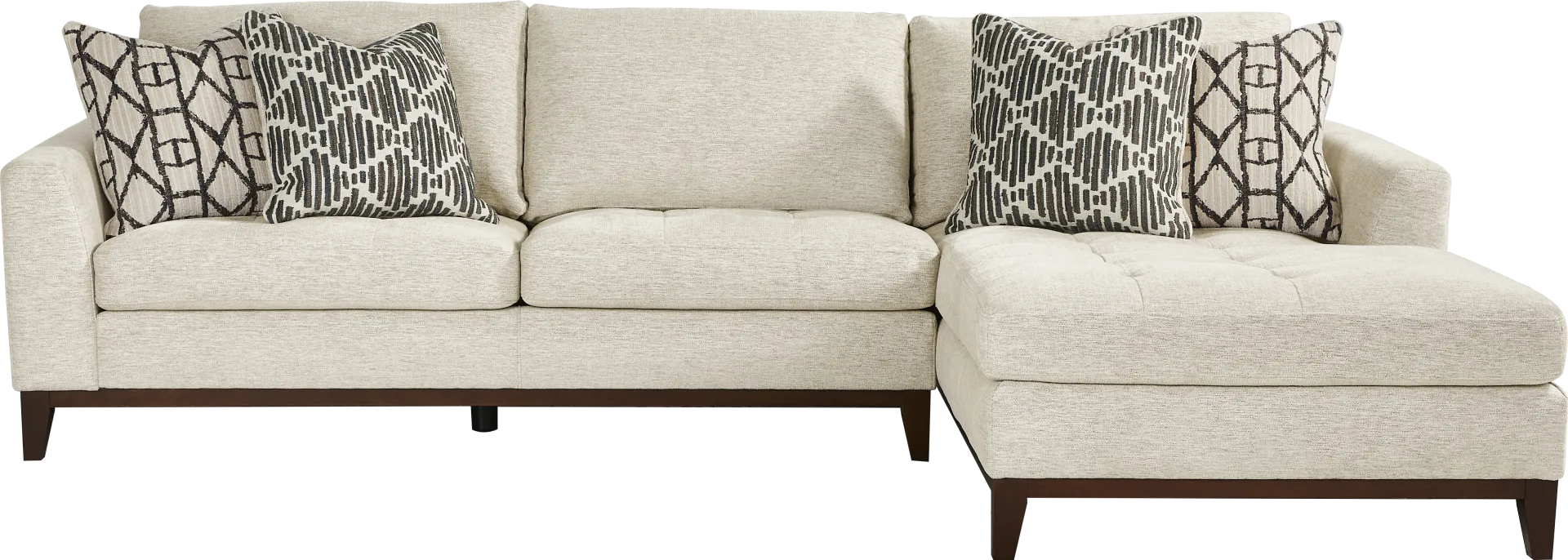 Harmon Beige 2 Pc Sectional - Image 2