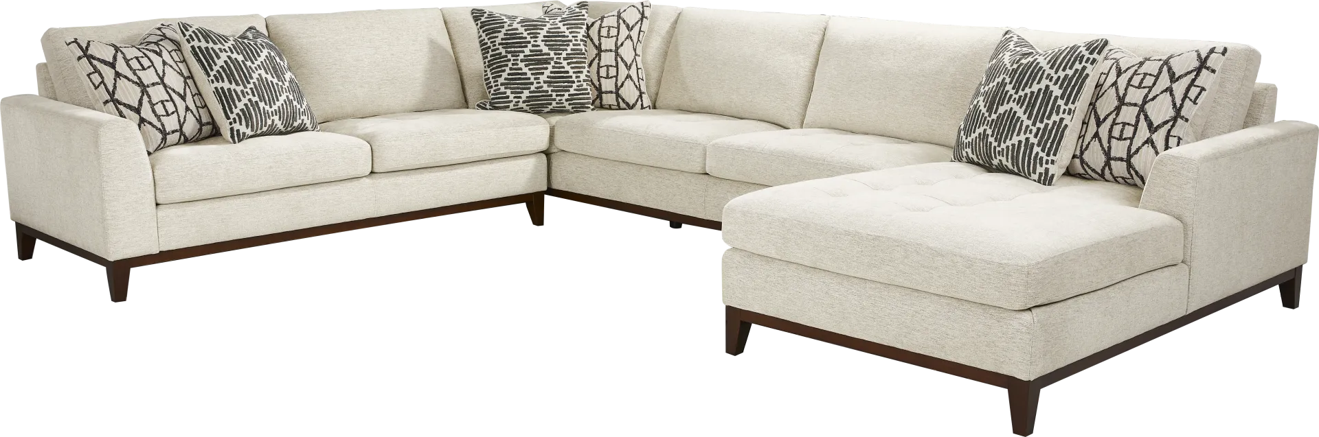 Harmon Beige 3 Pc Sectional - Image 2