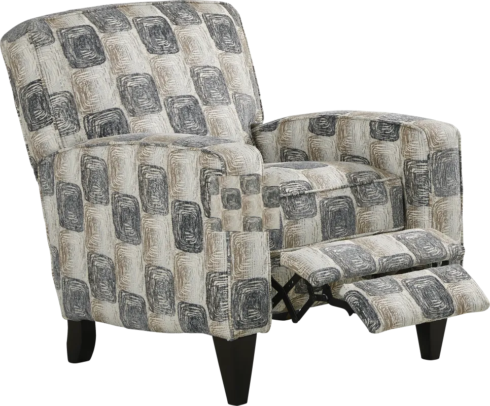 Arbour Hill Beige Push Back Recliner