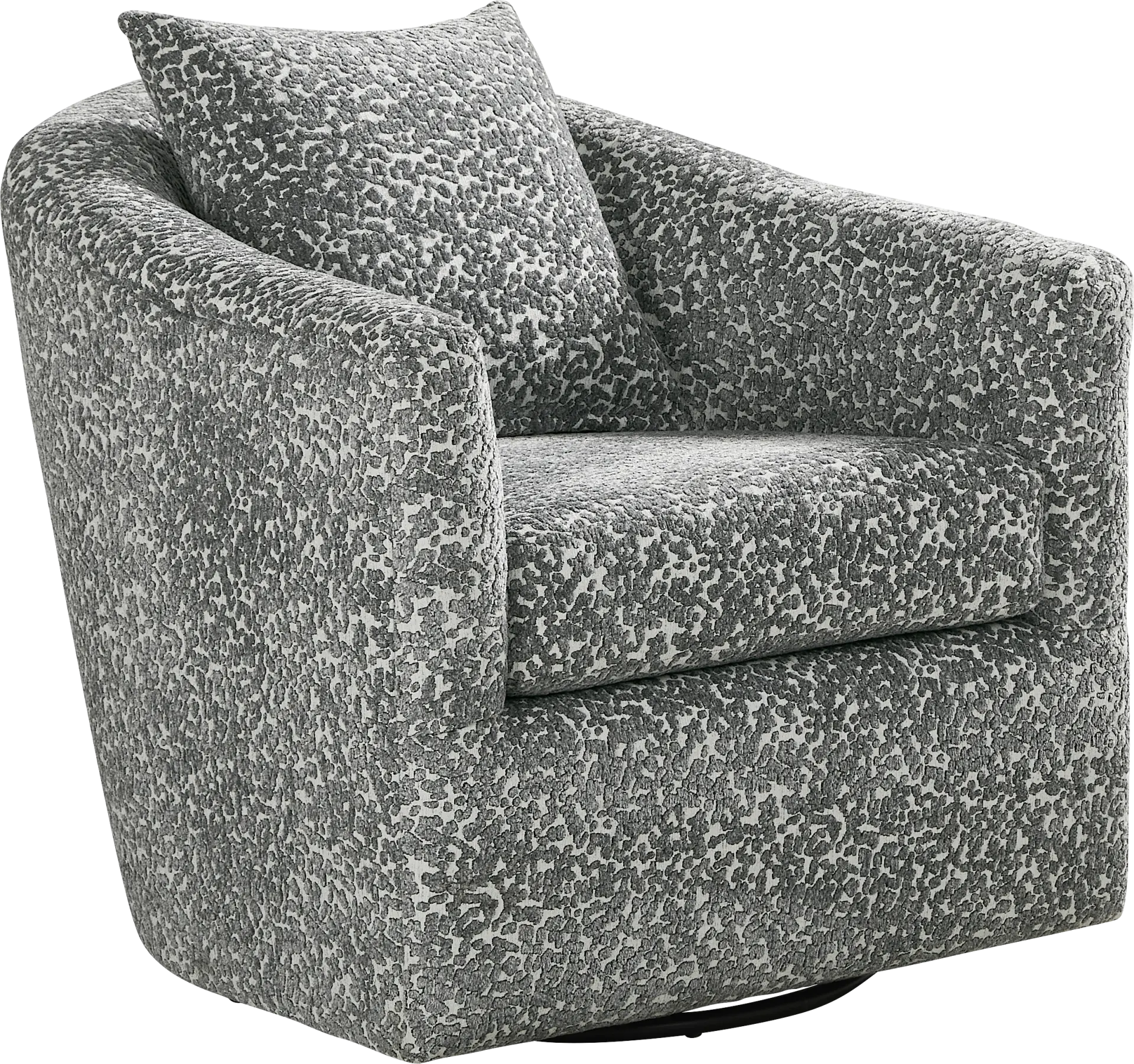 Arbour Hill Blue Swivel Chair