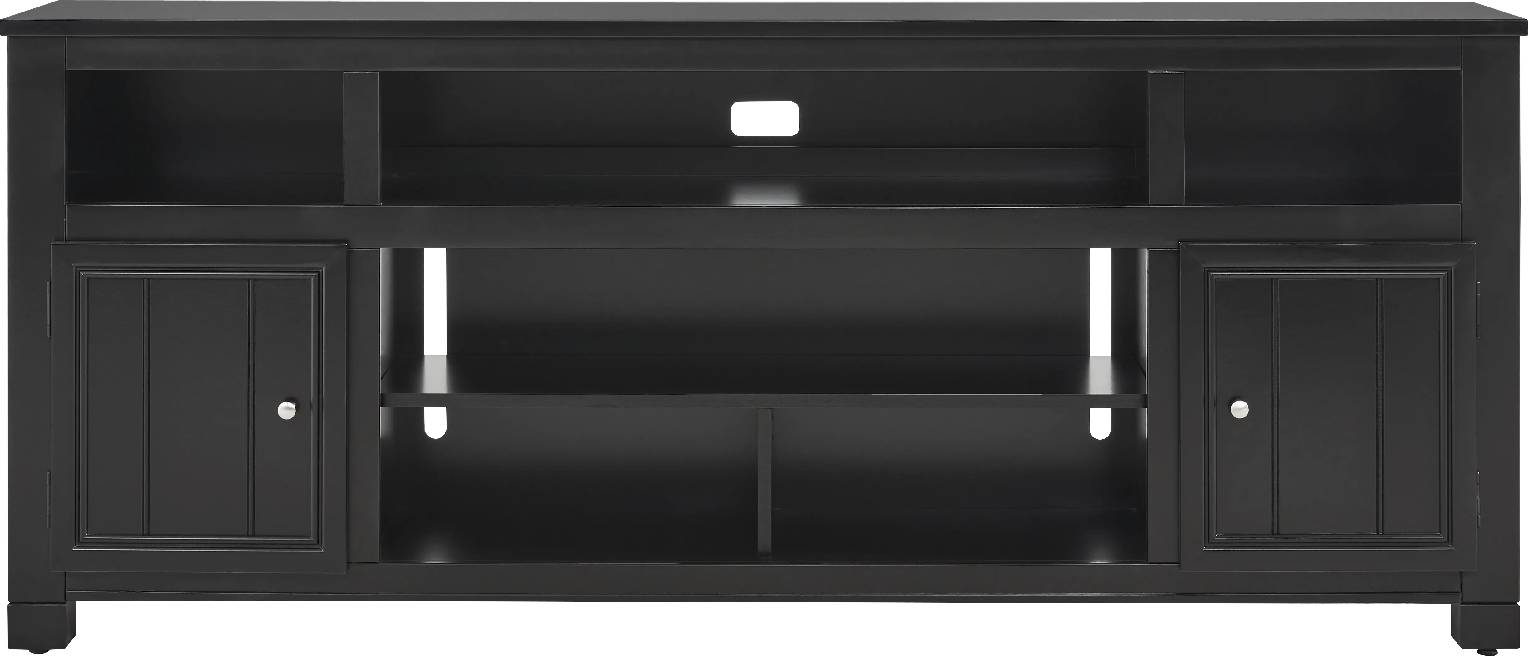 Lakeside Cottage Black 84 In. Console - Thumbnail - Image 1
