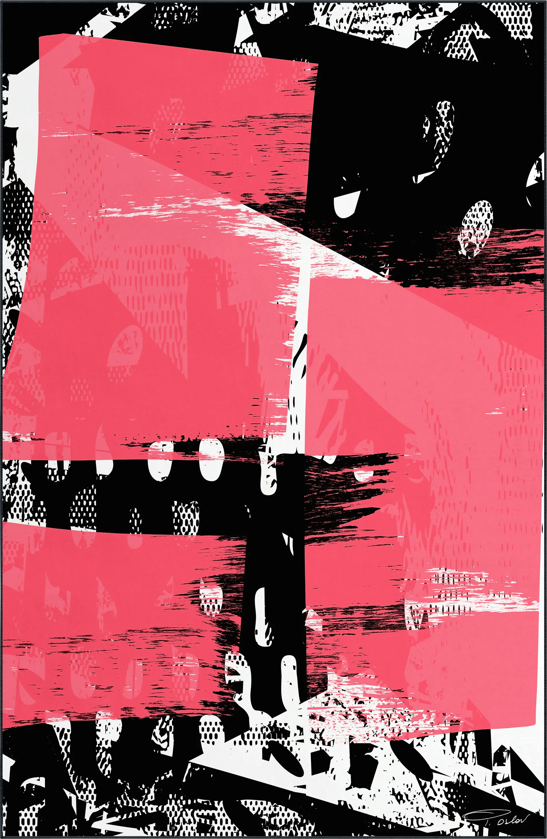 Pyerkeep Pink 5' x 7'7 Rug - Thumbnail - Image 1