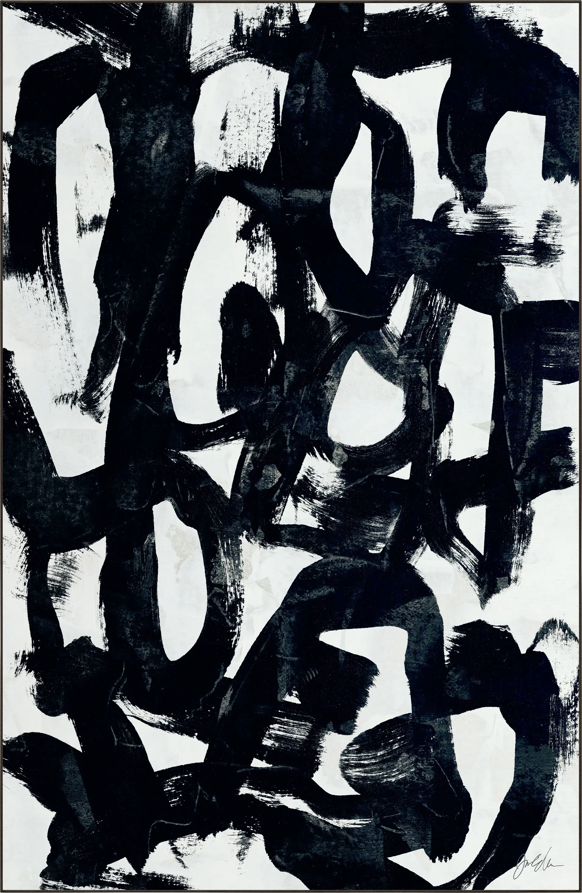 Tuskvigor Black 5' x 7'7 Rug