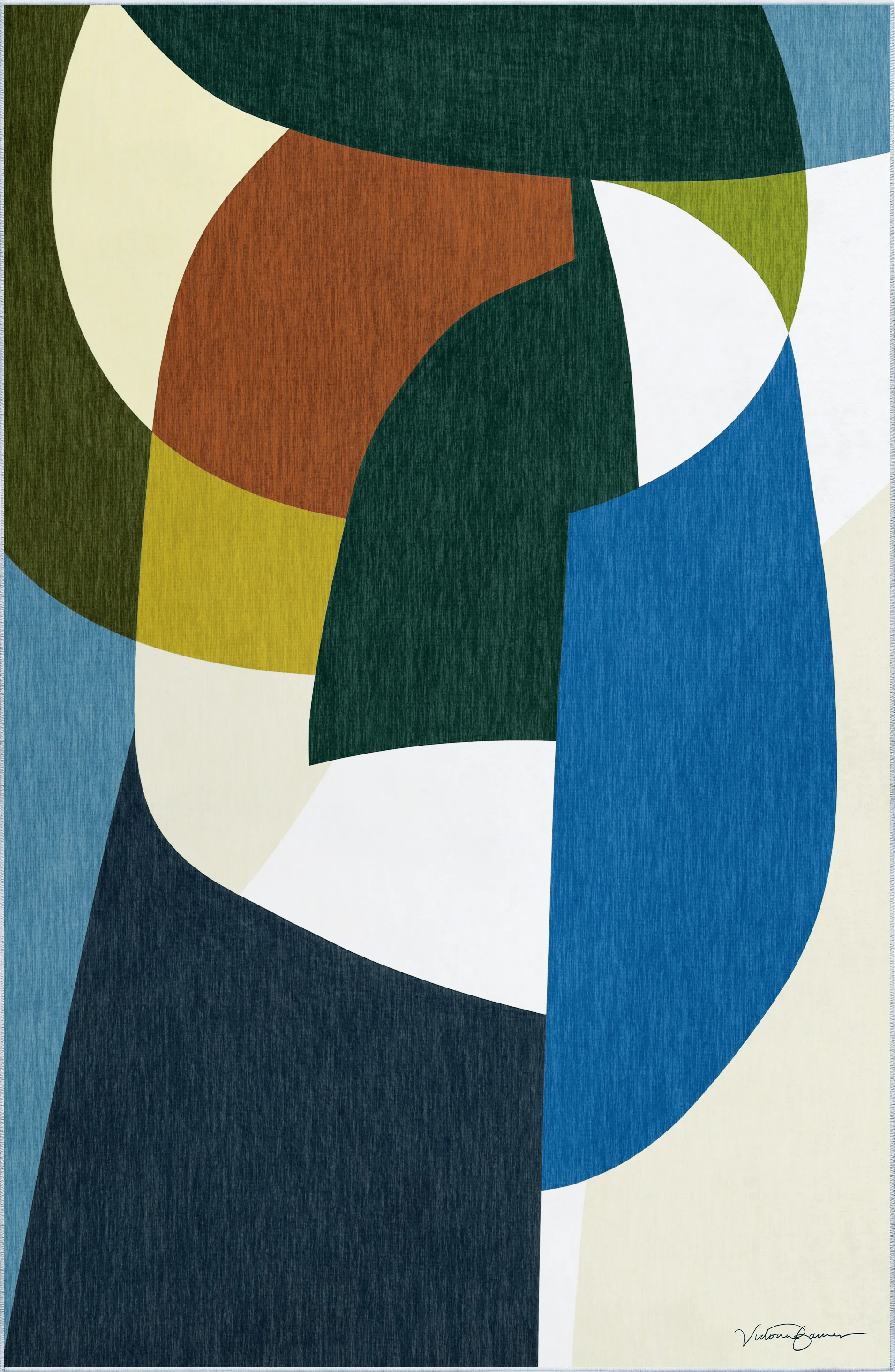 Dewtrap Multi 5' x 7'7 Rug - Thumbnail - Image 1