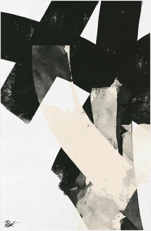 Hardash Black 5' x 7'7 Rug