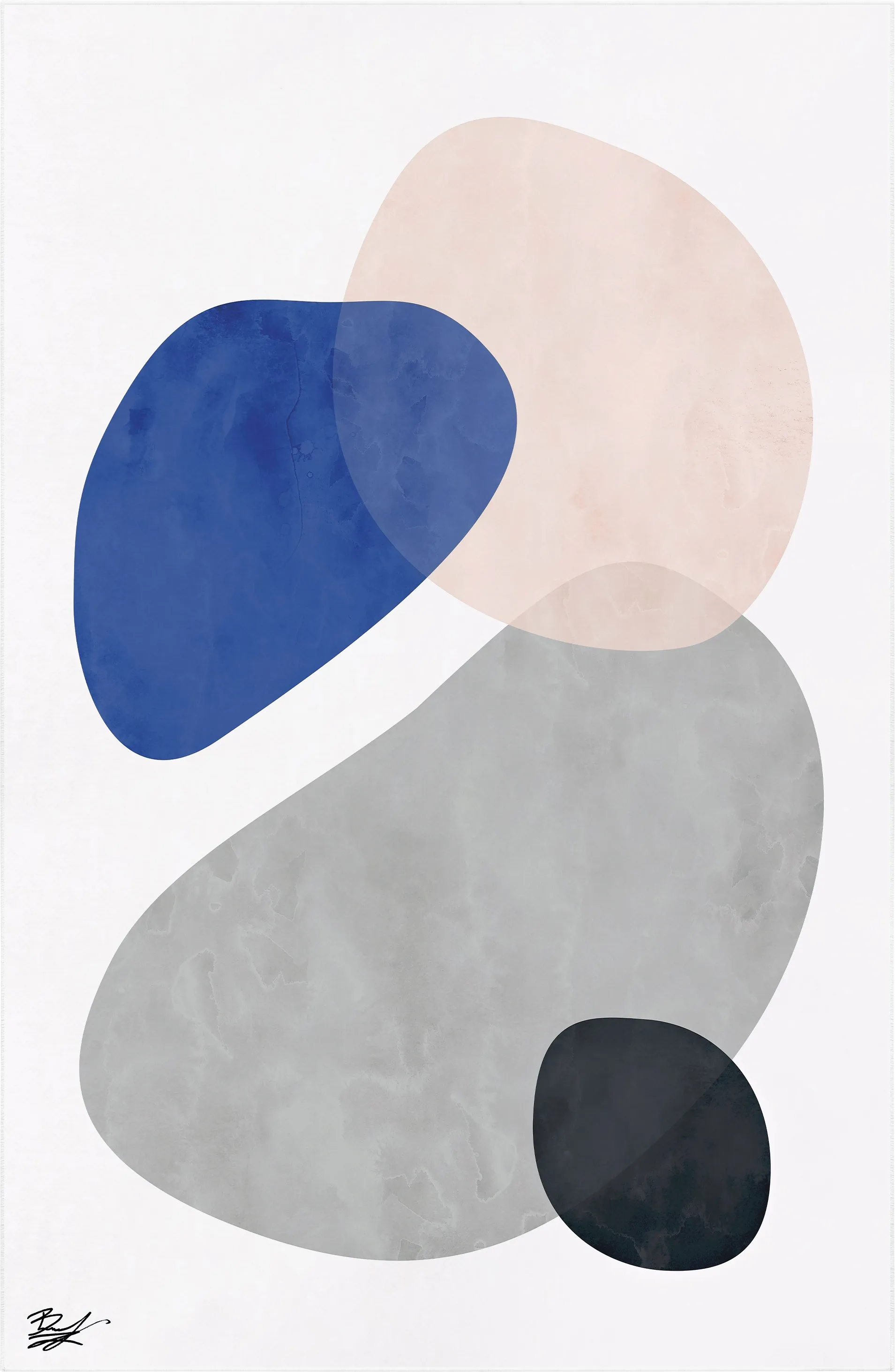 Brook Villa White 5' x 7'7 Rug - Image 1