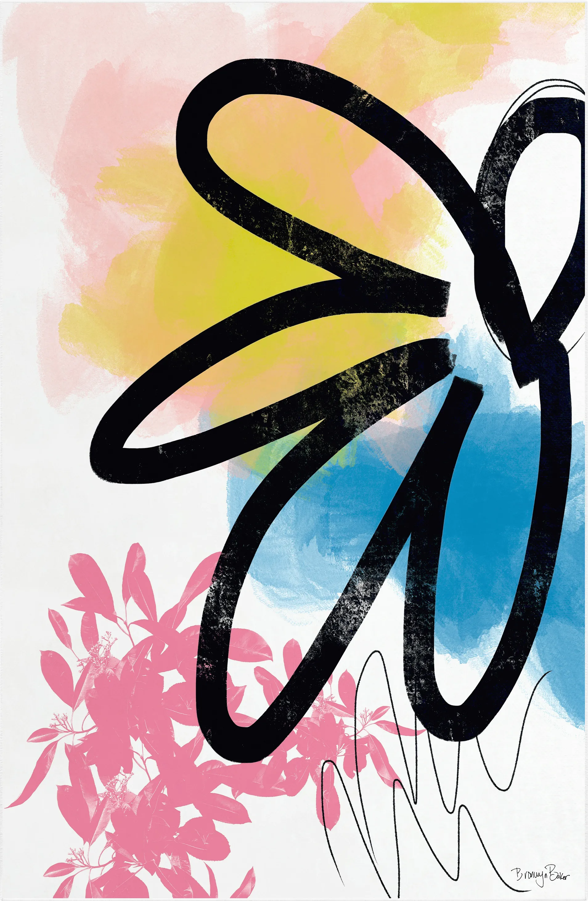 Blossomvale Pink 5' x 7'7 Rug - Image 1