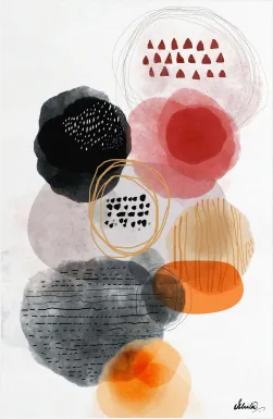 Fograge Orange 5' x 7'7 Rug