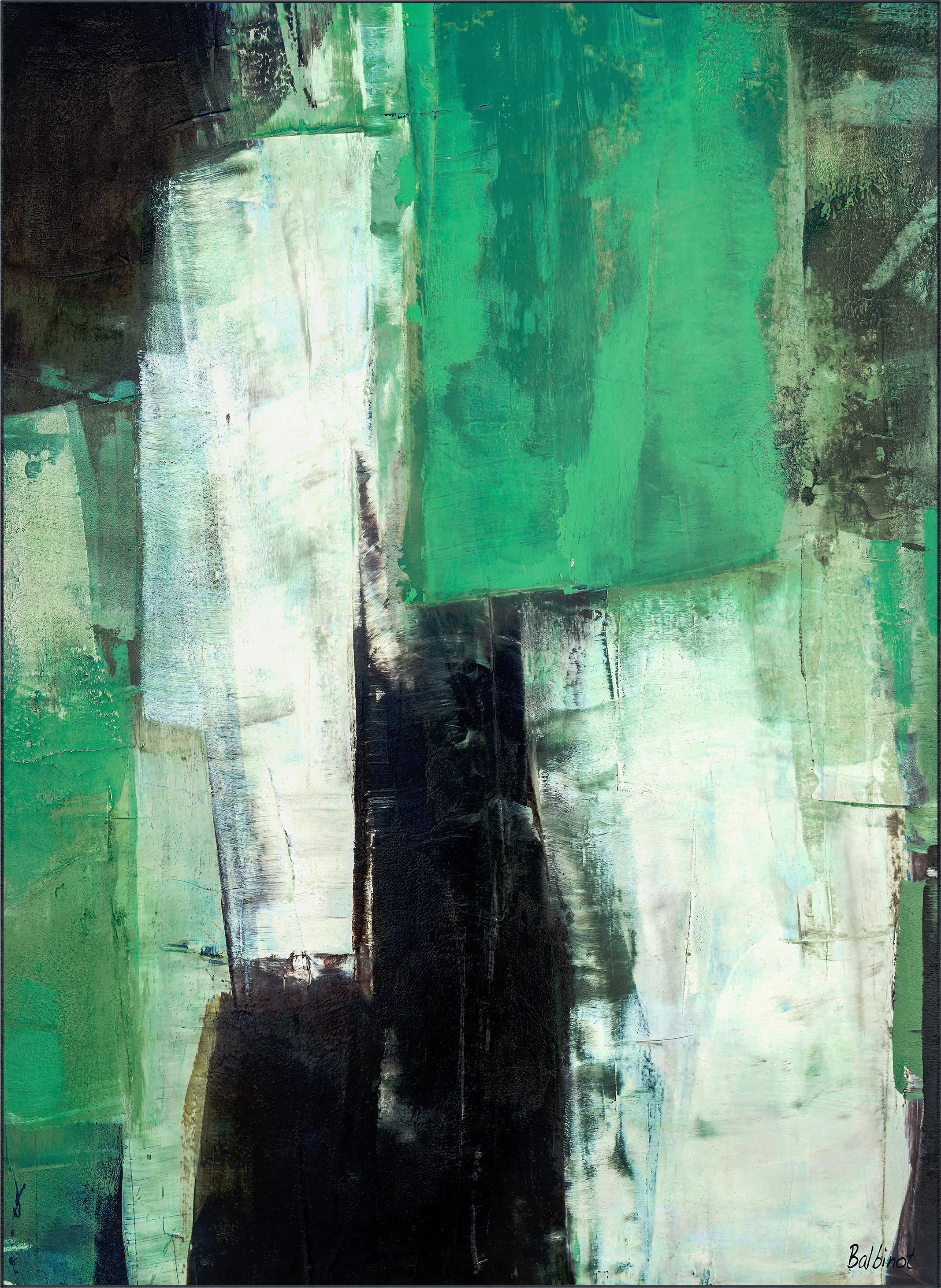 Grassflow Green 7'7 x 10'5 Rug - Thumbnail - Image 1