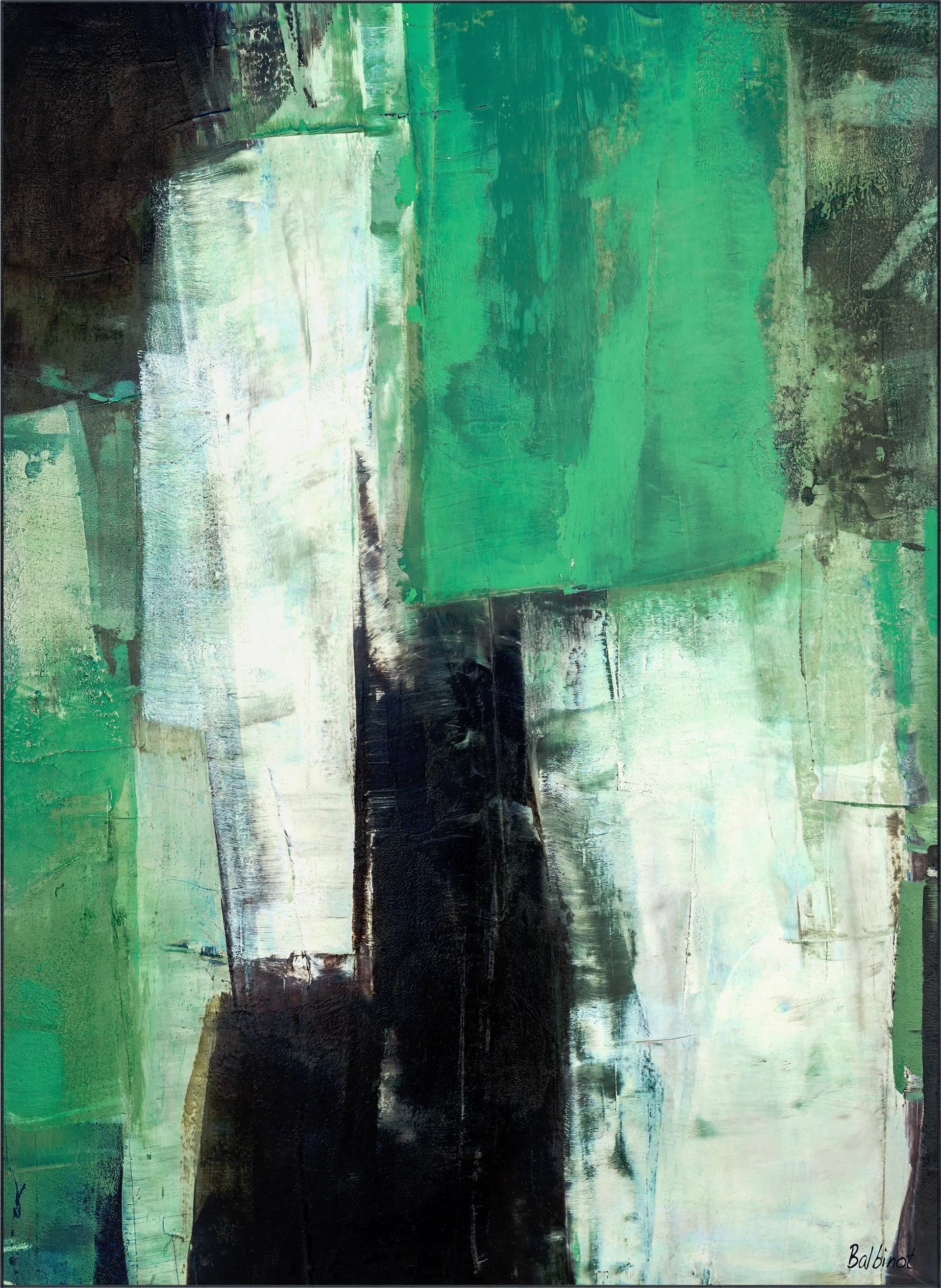 Grassflow Green 7'7 x 10'5 Rug - Image 1