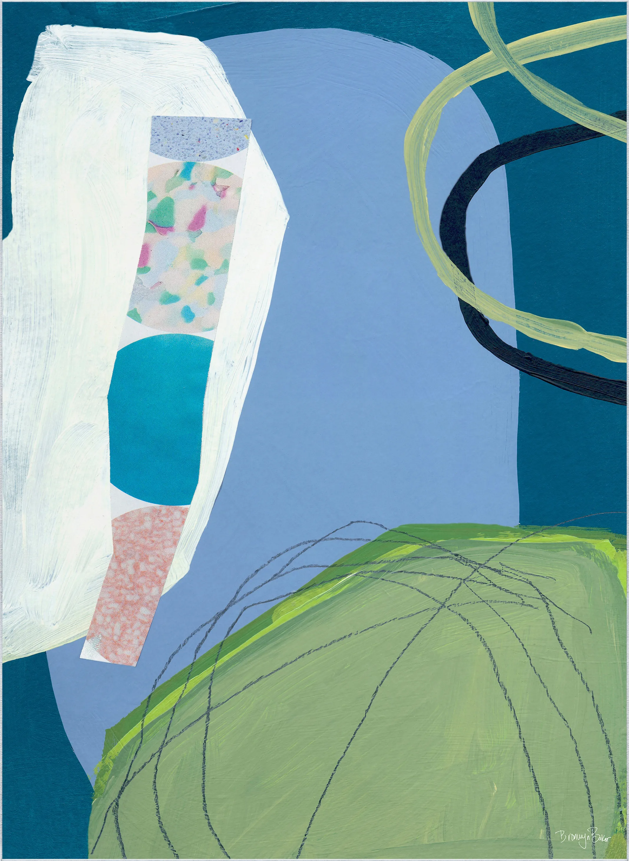 Saphir Blue 7'7 x 10'5 Rug - Thumbnail - Image 1