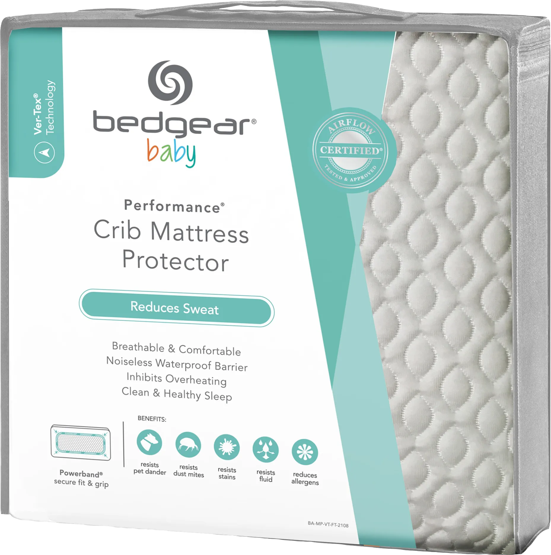 Bedgear Ver-Tex Crib Protector - Image 1
