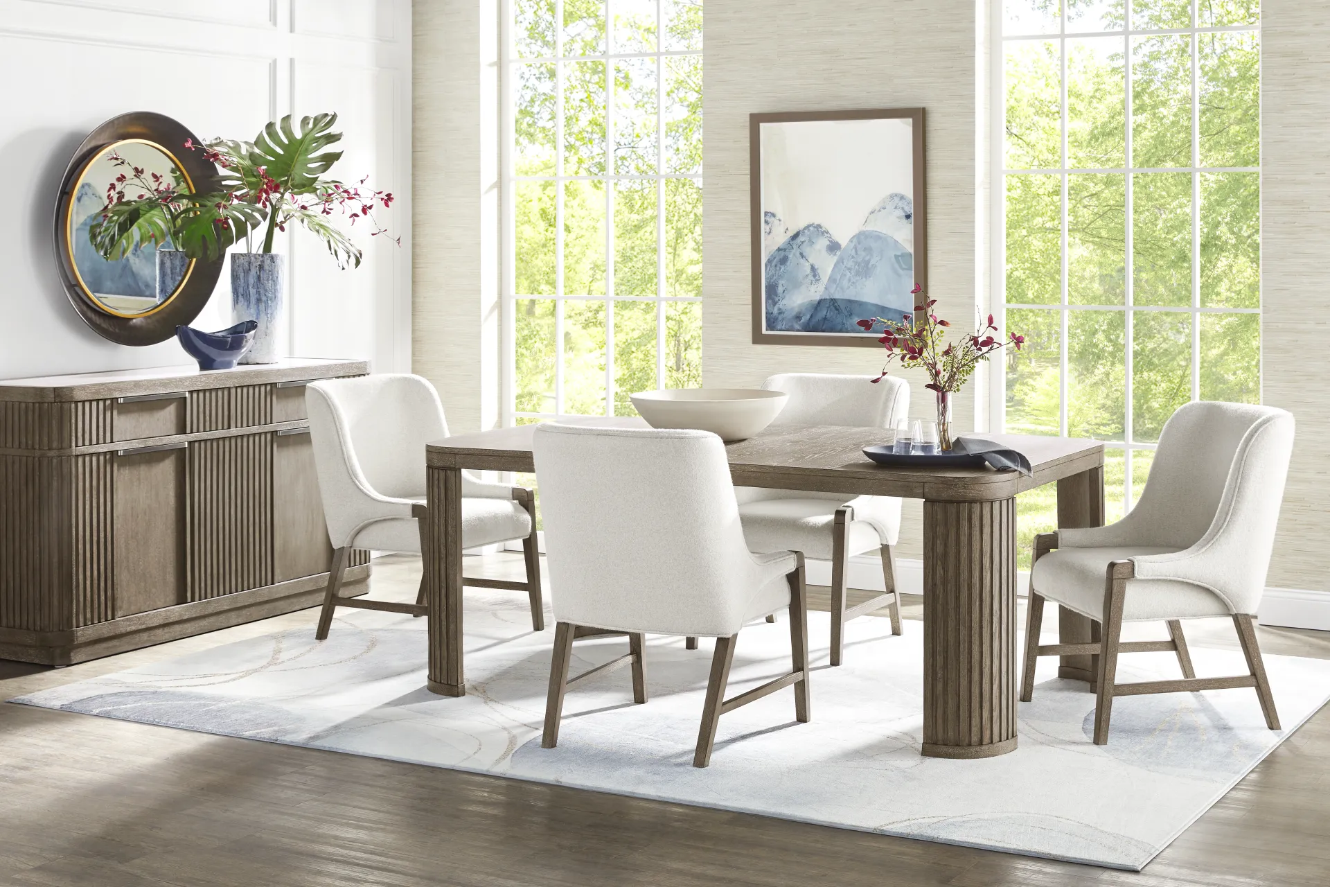 Sausalito Cream Upholstered Side Chair - Image 1