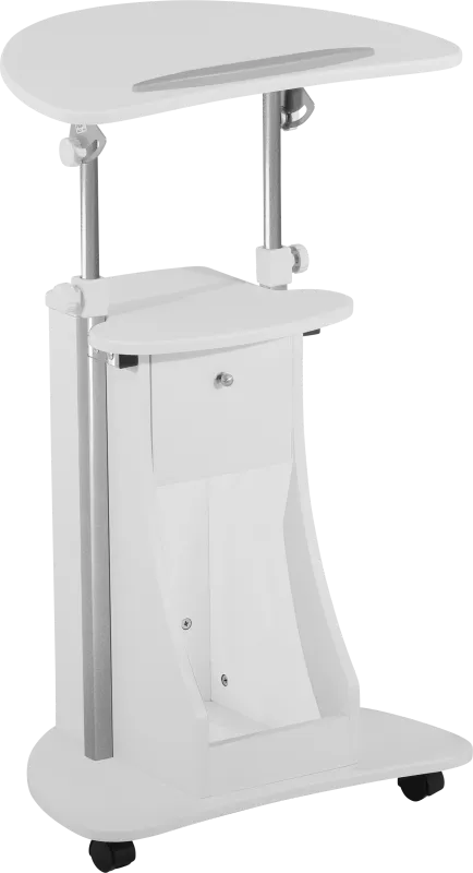 Liotre White Laptop Cart