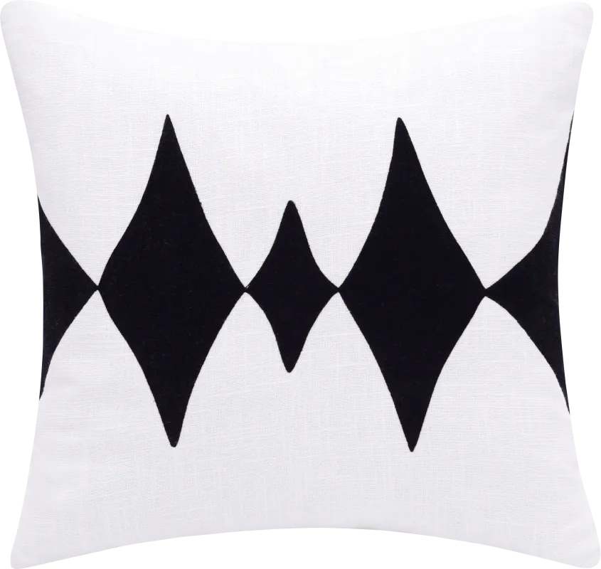 Stacy Garcia Vril Black/White Accent Pillow