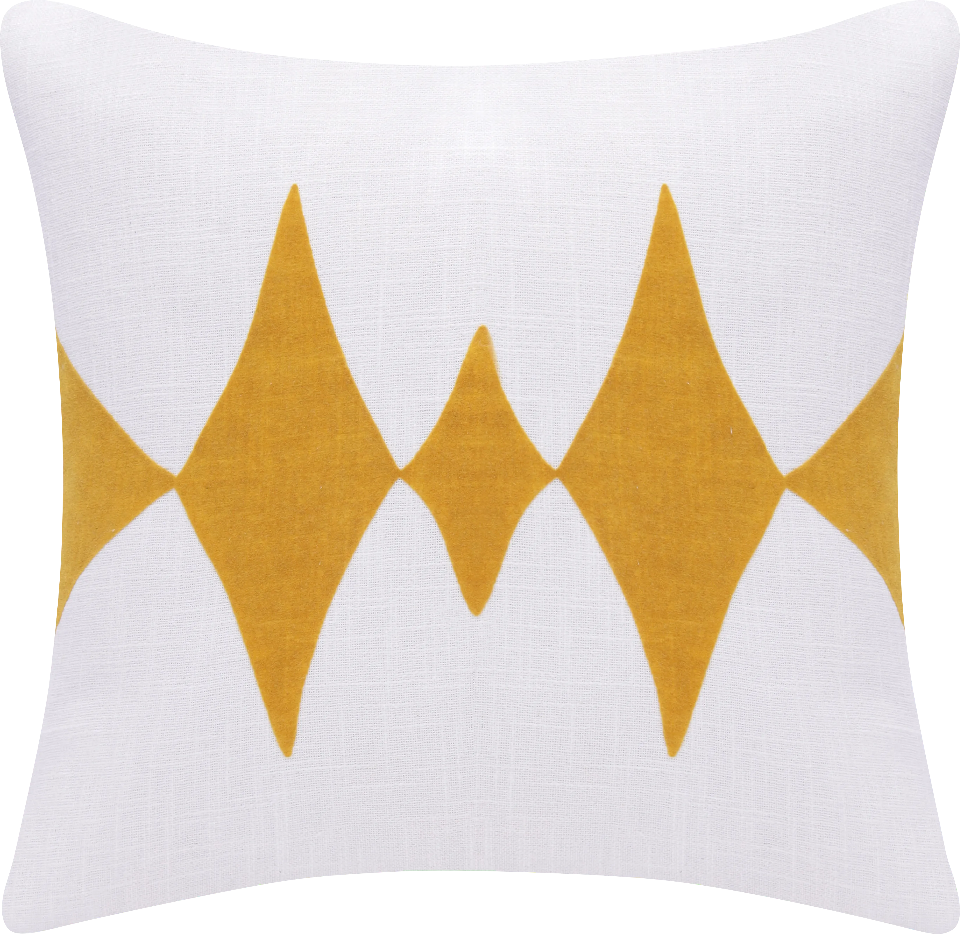 Stacy Garcia Vril Yellow/White Accent Pillow - Thumbnail - Image 1