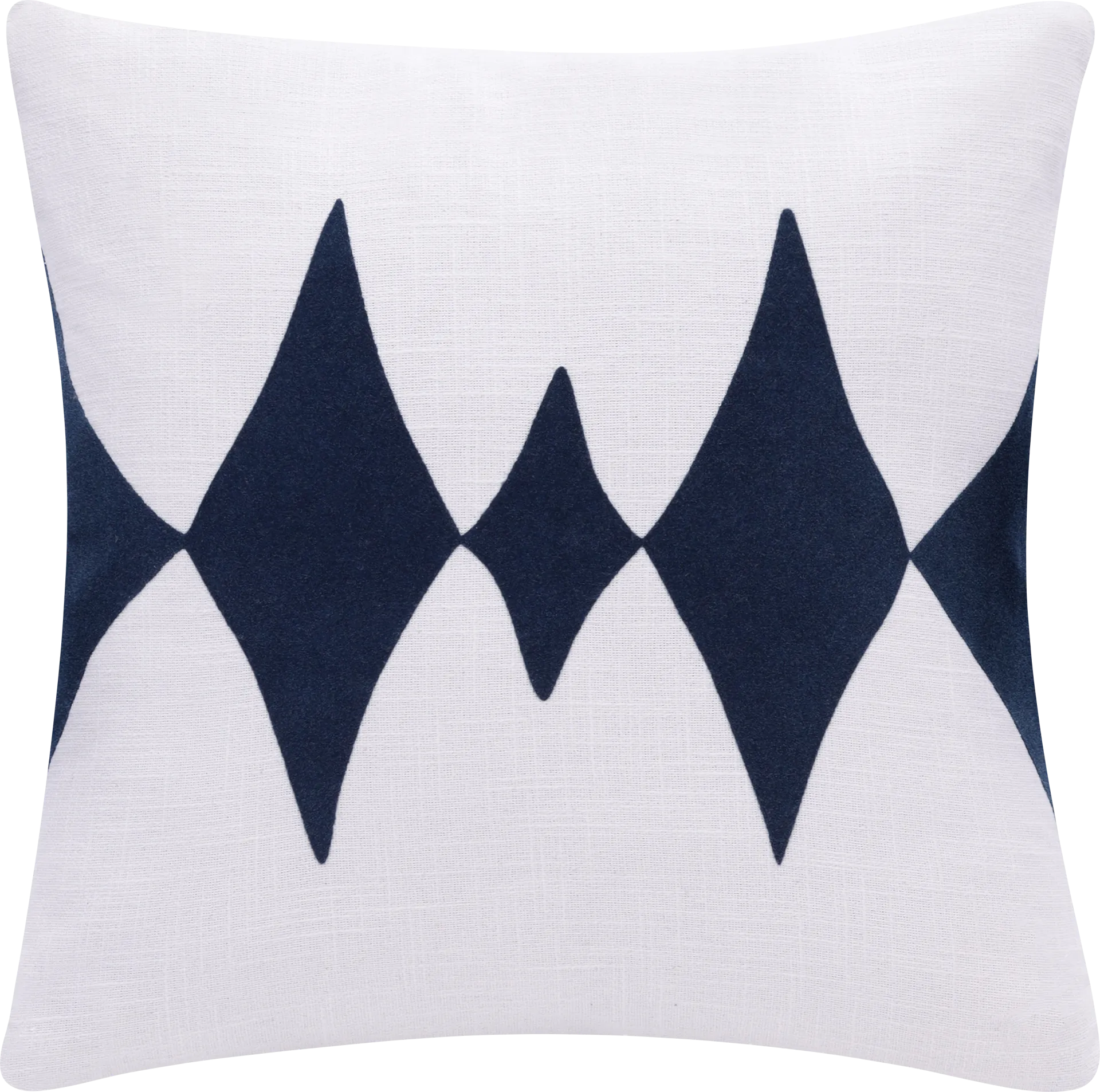 Stacy Garcia Vril Dark Blue/White Accent Pillow - Image 1