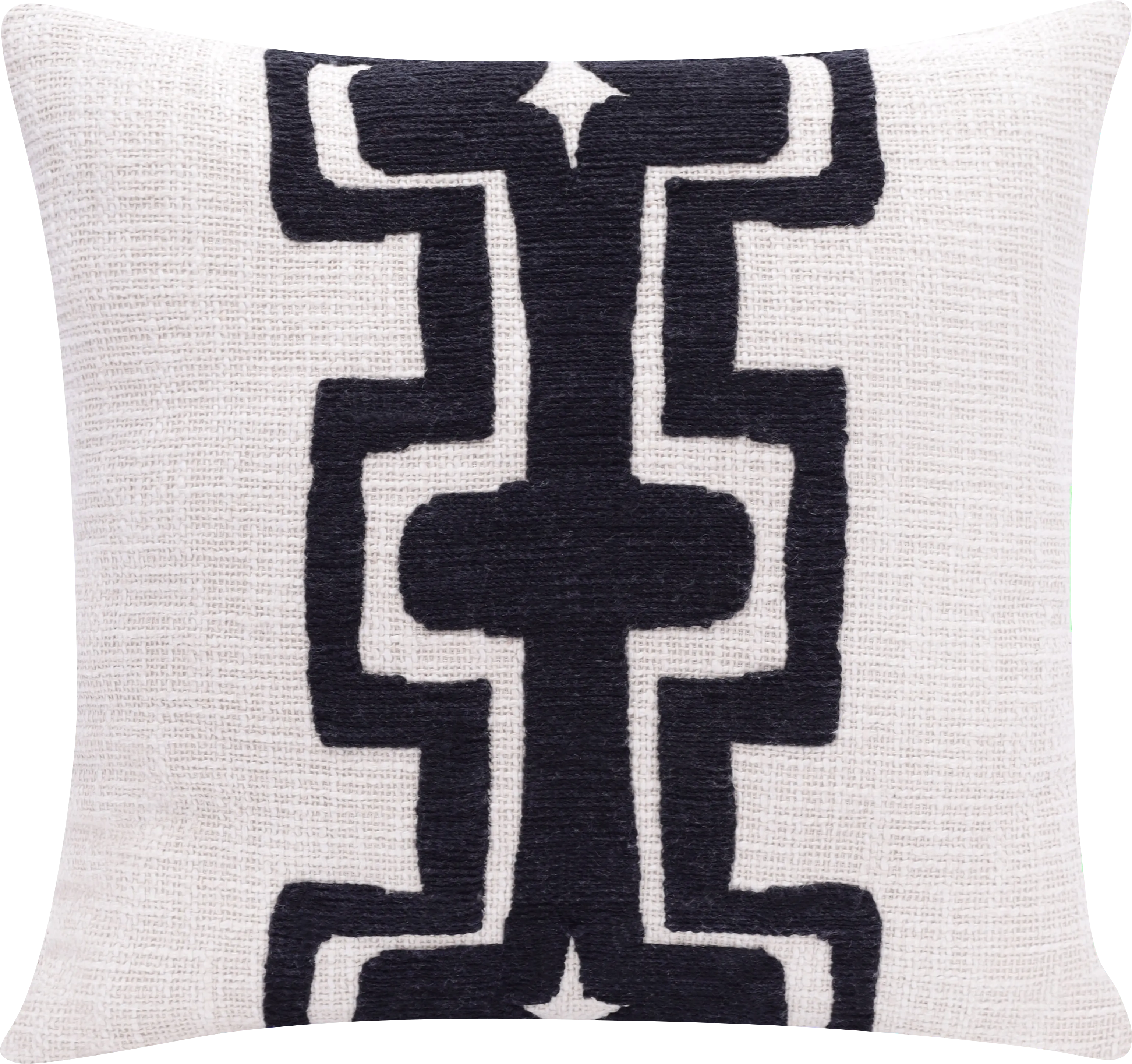 Stacy Garcia Sleo Black/Ivory Accent Pillow - Thumbnail - Image 1