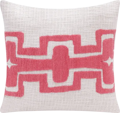 Stacy Garcia Sleo Pink/Ivory Accent Pillow