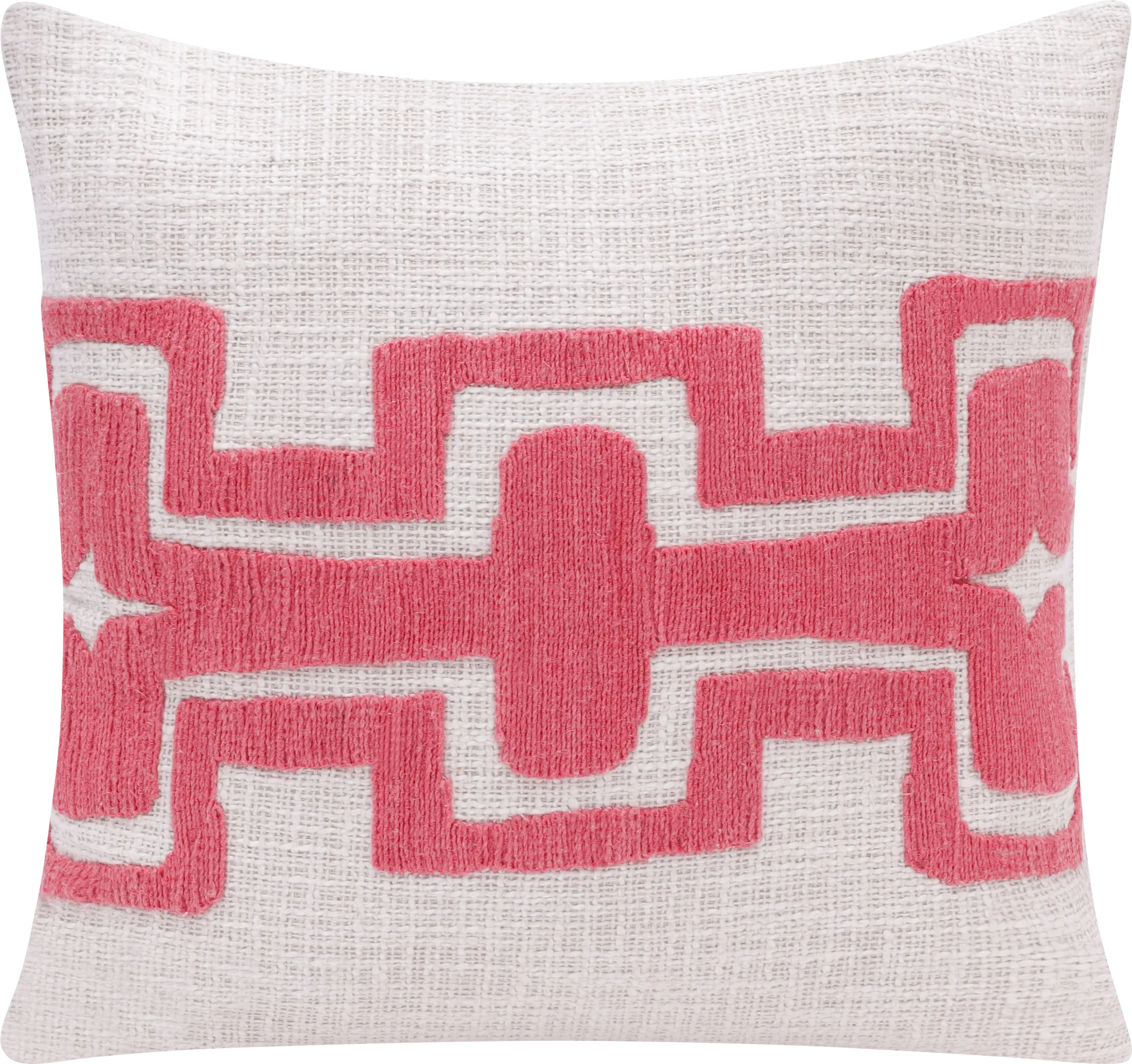 Stacy Garcia Sleo Pink/Ivory Accent Pillow - Image 1
