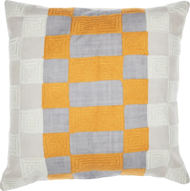 Stacy Garcia Avlan Yellow Accent Pillow