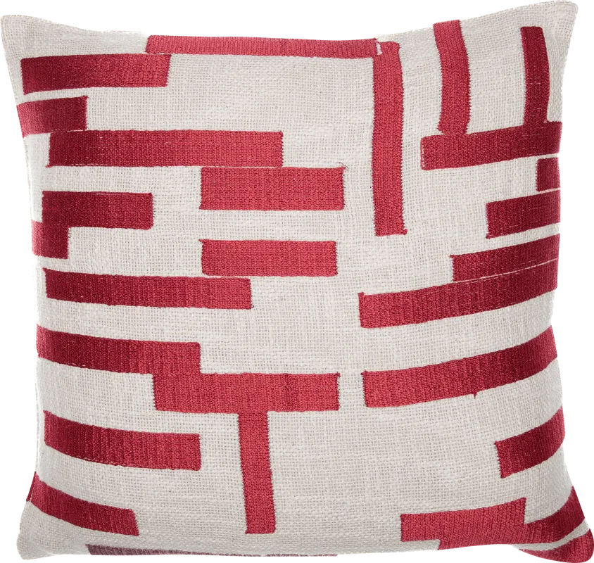 Stacy Garcia Slims Red Accent Pillow