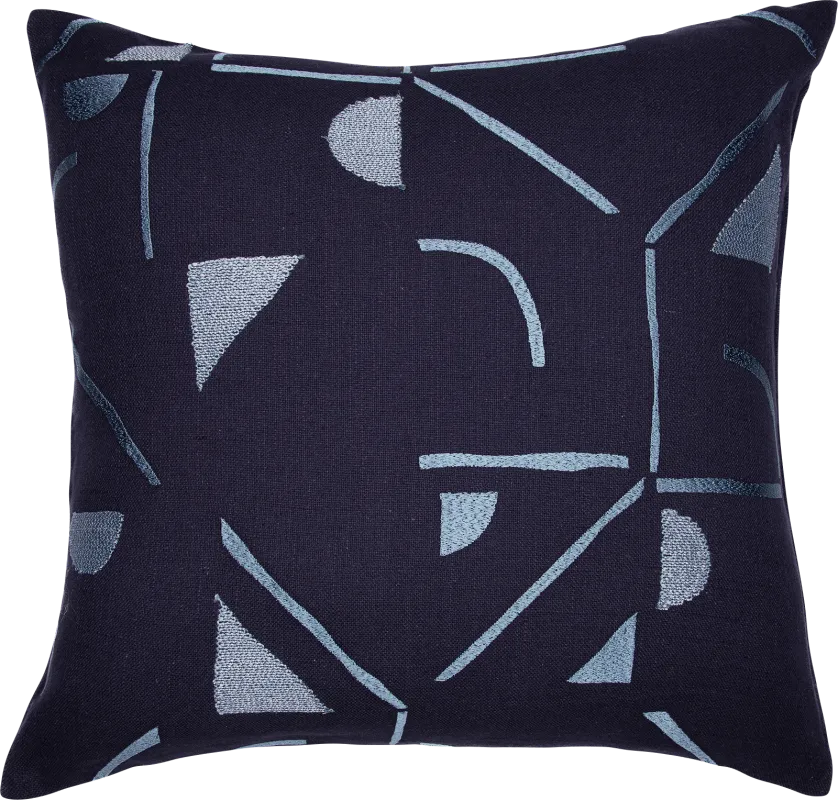 Stacy Garcia Foys Blue Accent Pillow
