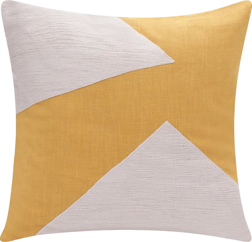Stacy Garcia Upos Yellow Accent Pillow