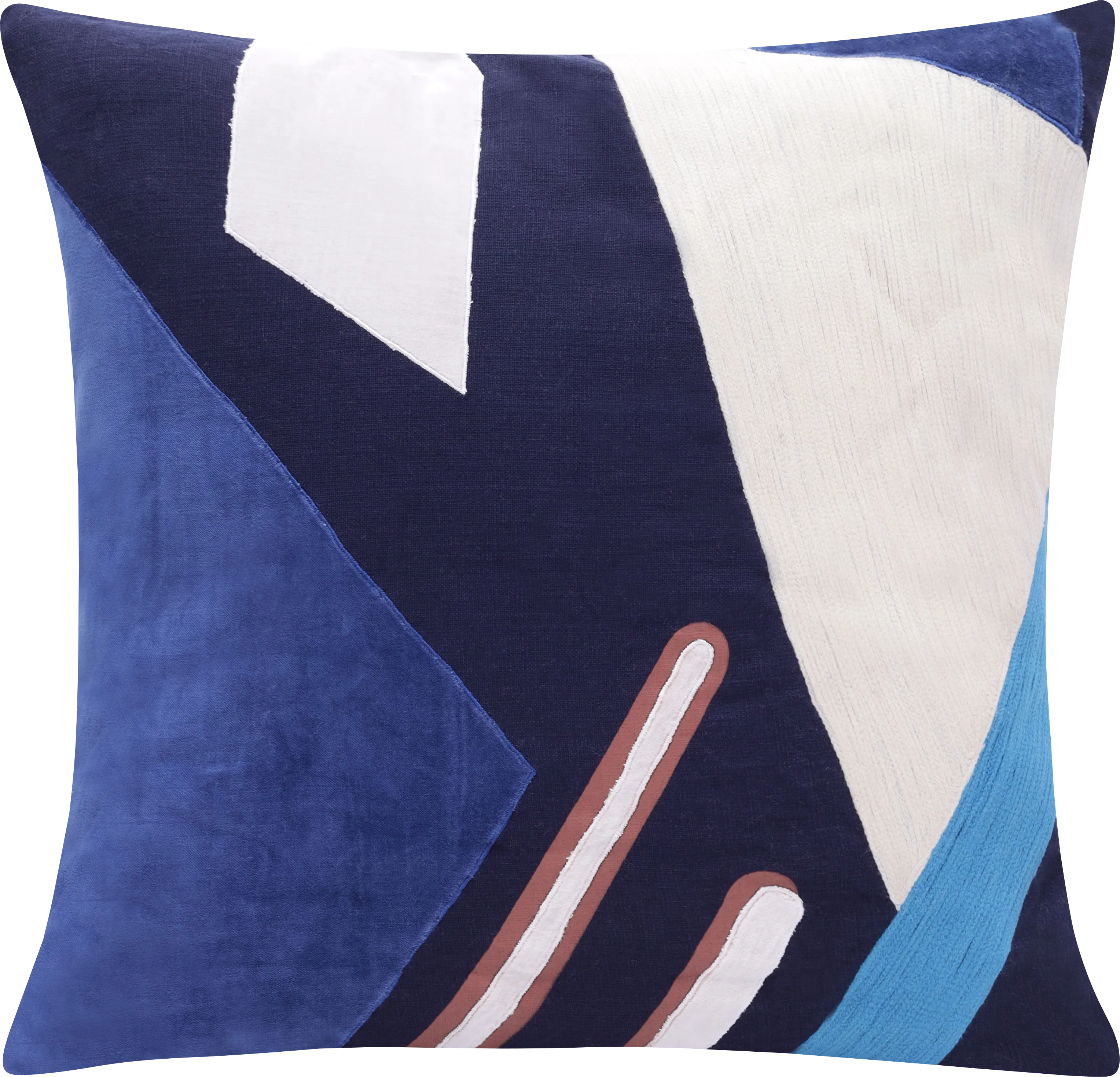 Stacy Garcia Azleo Navy Accent Pillow - Thumbnail - Image 1