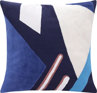 Stacy Garcia Azleo Navy Accent Pillow