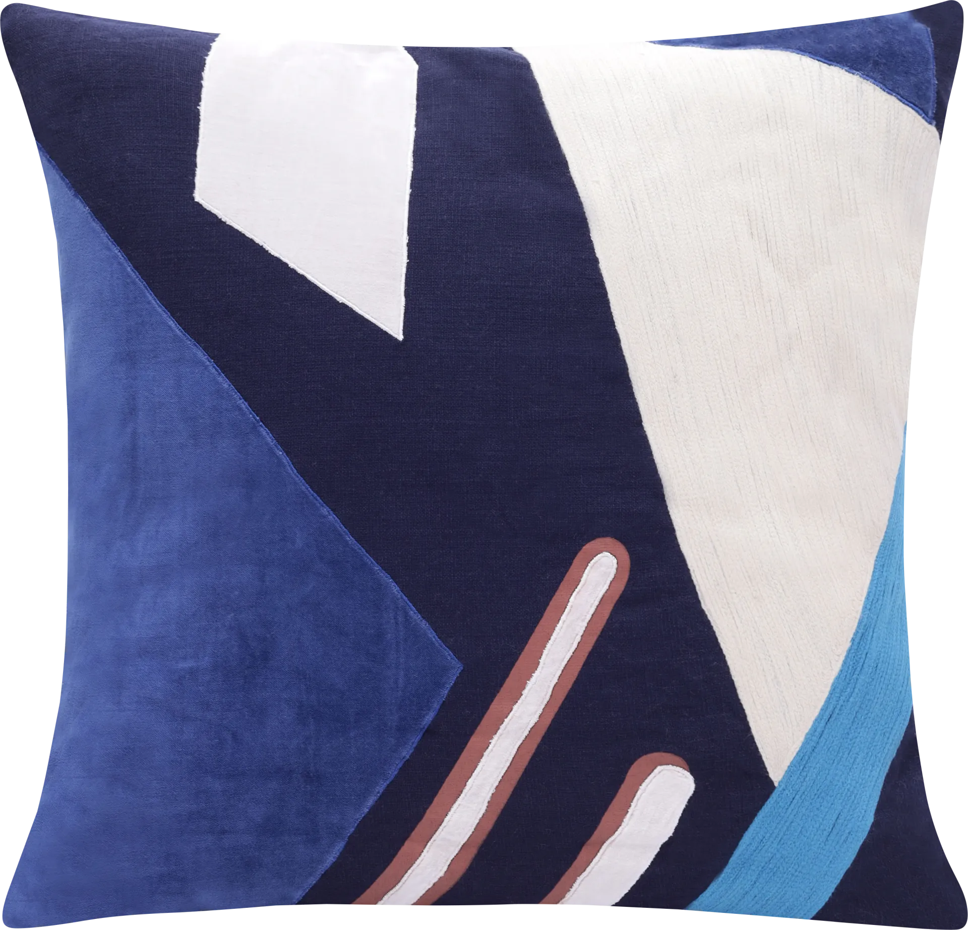 Stacy Garcia Azleo Navy Accent Pillow - Image 1