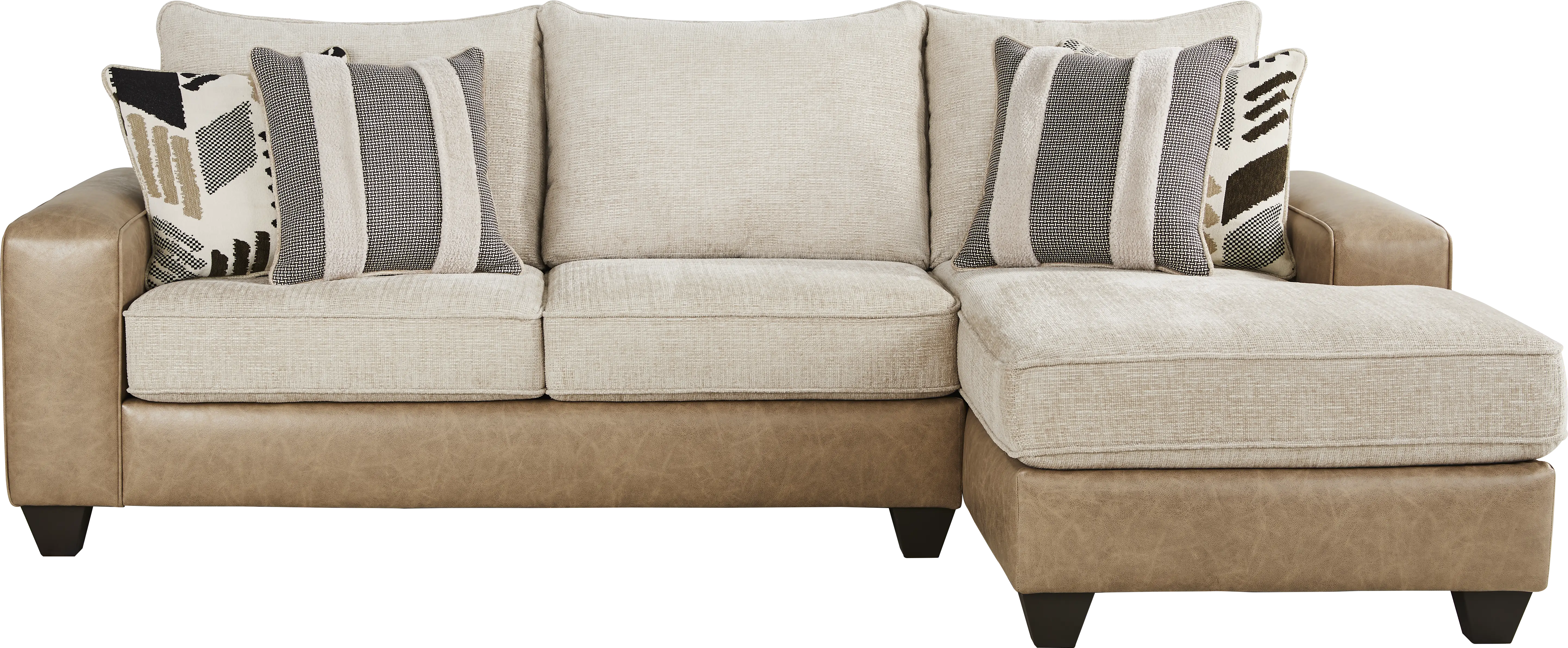 Murphy Beige 5 Pc Sectional Living Room - Thumbnail - Image 2