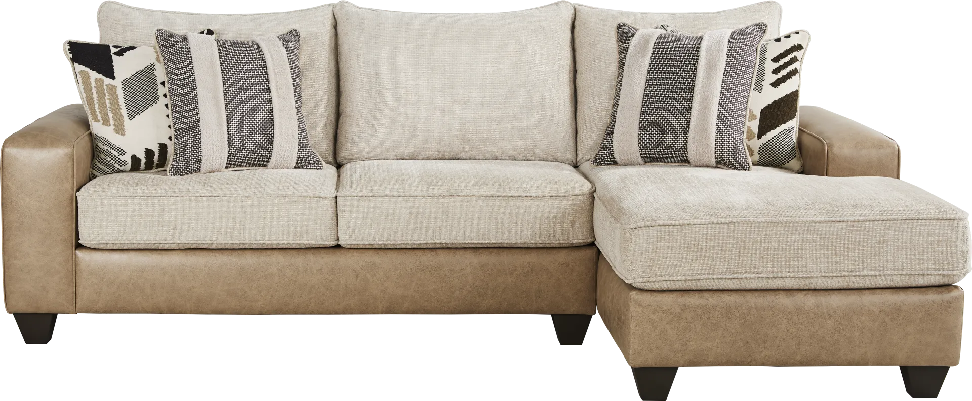 Murphy Beige 5 Pc Sectional Living Room - Image 2