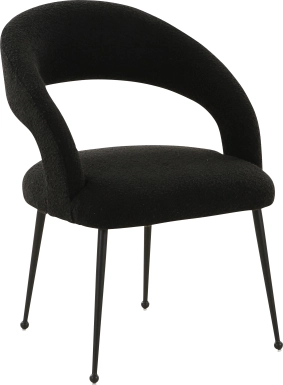 Ephross Black Arm Chair
