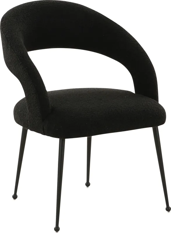 Ephross Black Arm Chair
