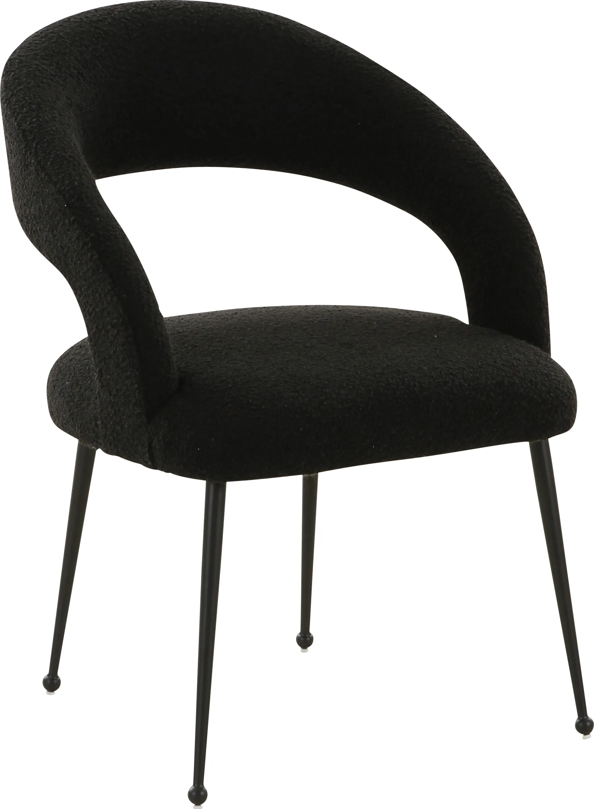 Ephross Black Arm Chair - Image 1
