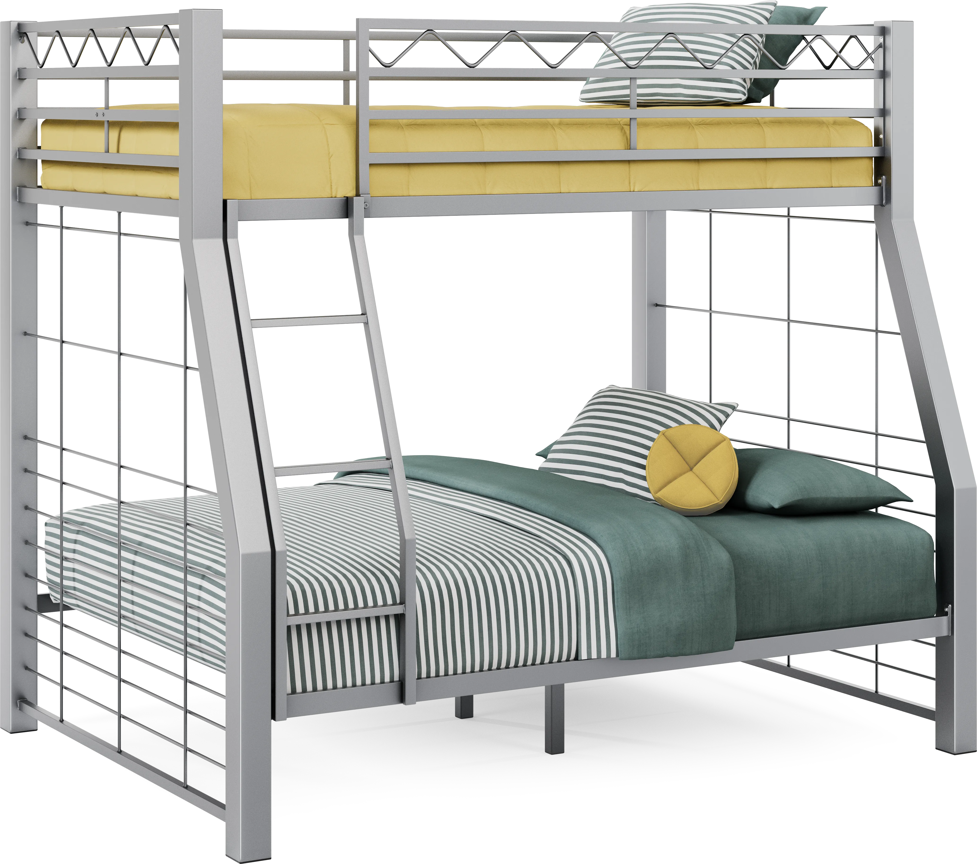 Build-A-Bunk Gray Twin/Full Bunk Bed - Thumbnail - Image 1