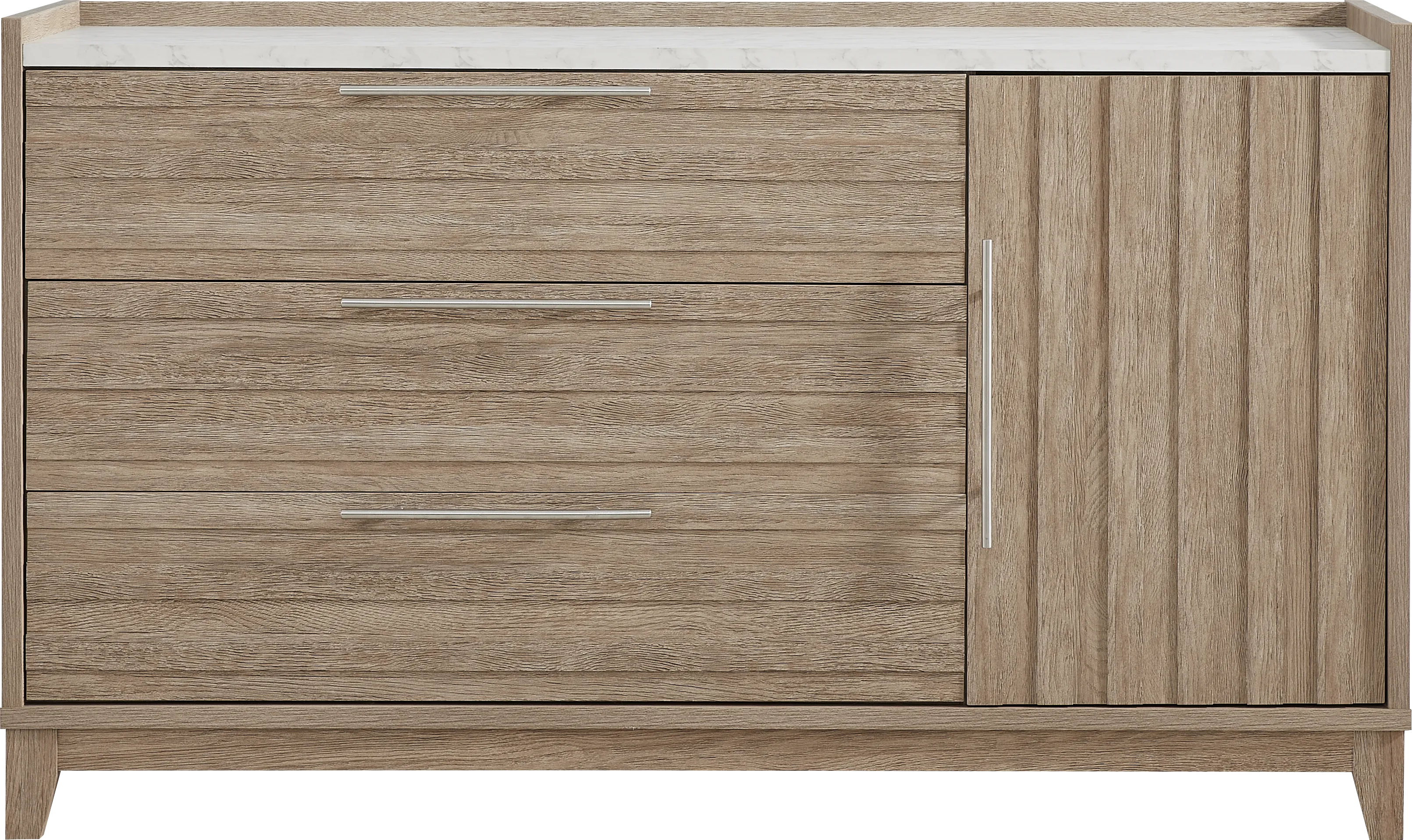 Ellenbrook Brown 7 Pc King Panel Bedroom - Thumbnail - Image 5