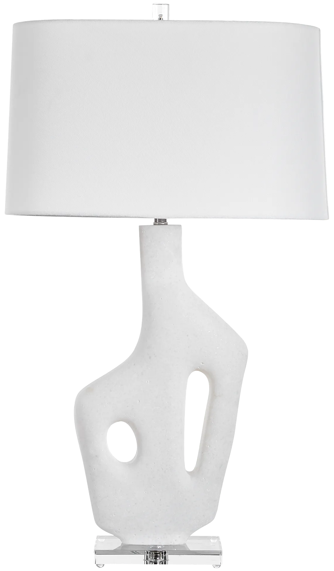 white table lamp