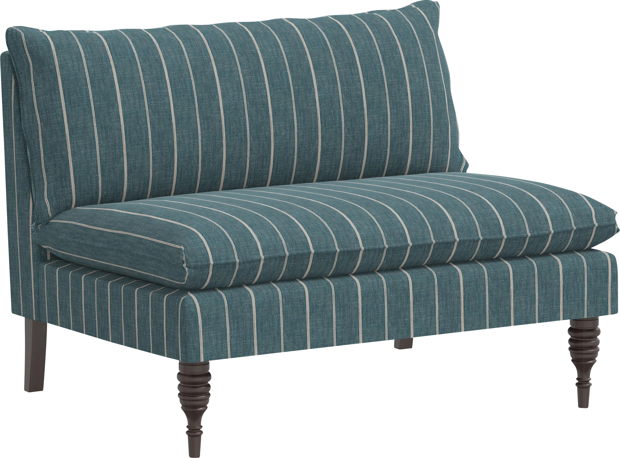 Subira Blue Loveseat - Thumbnail - Image 1