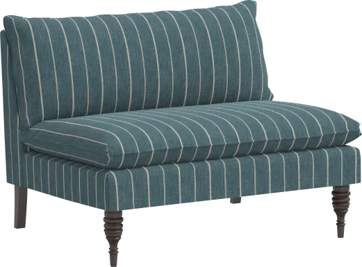 Subira Blue Loveseat
