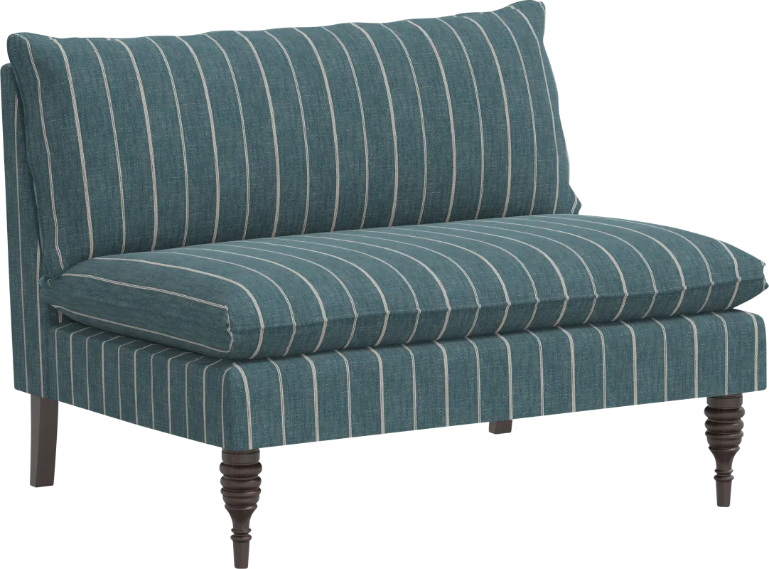 Subira Blue Loveseat