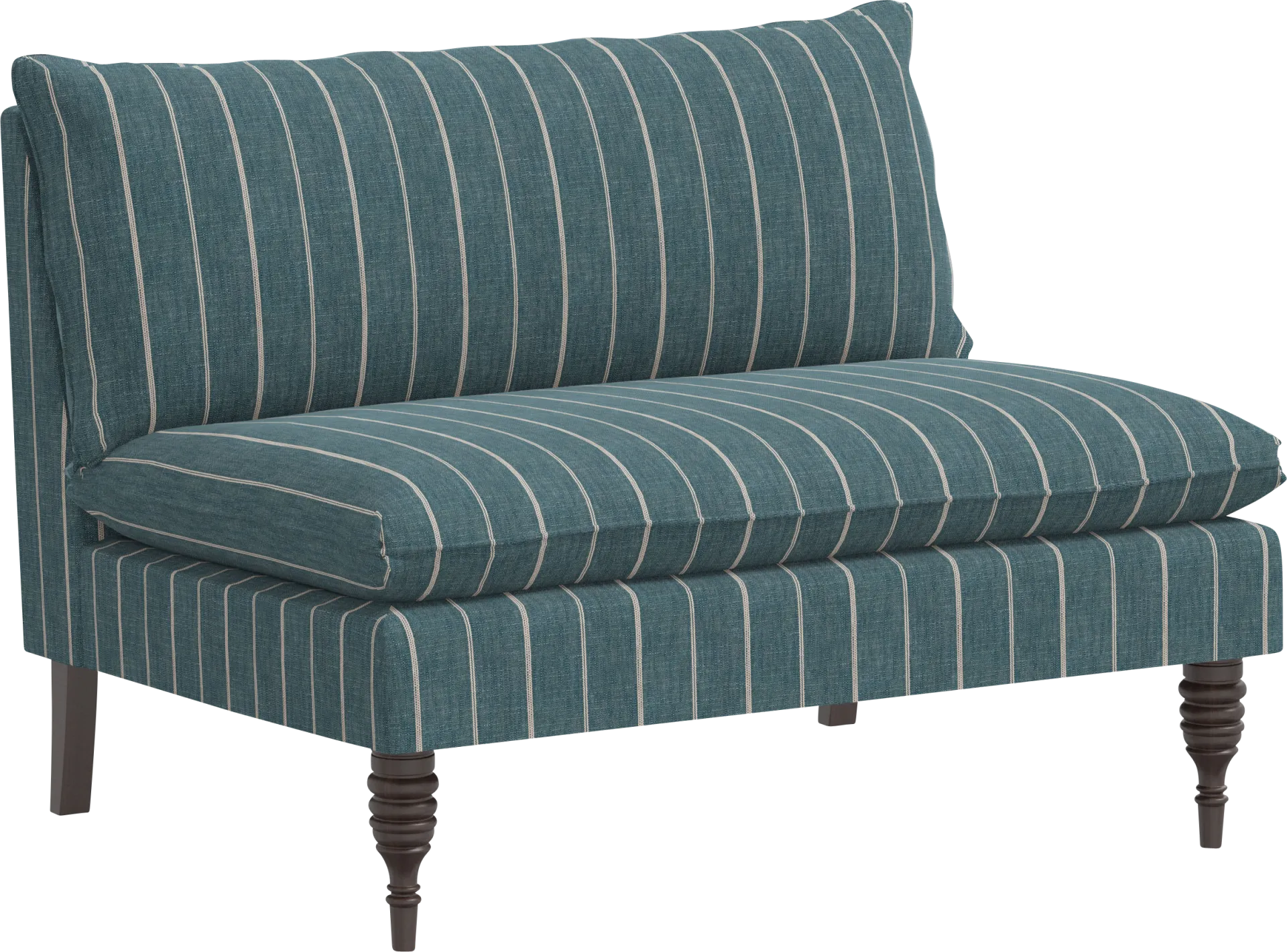 Subira Blue Loveseat - Image 1